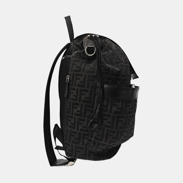 FENDI Strike Medium Canvas Black