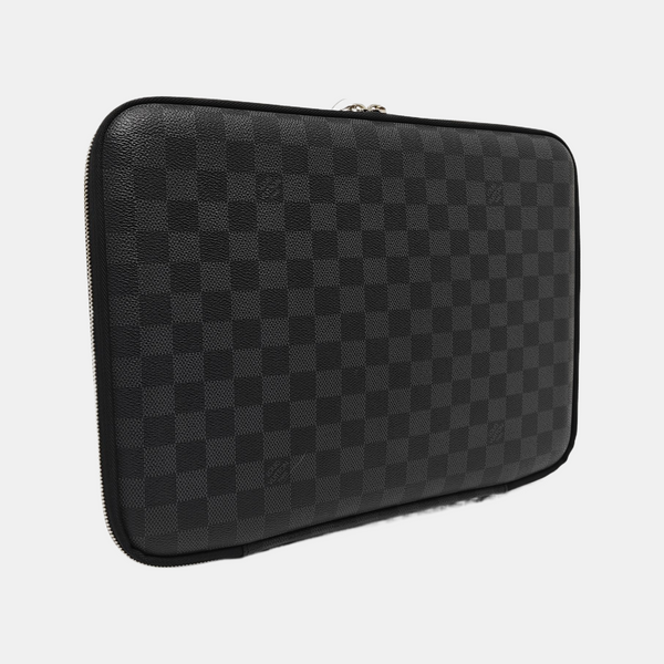 SLEEVE Damier Graphite Coated Canvas Black