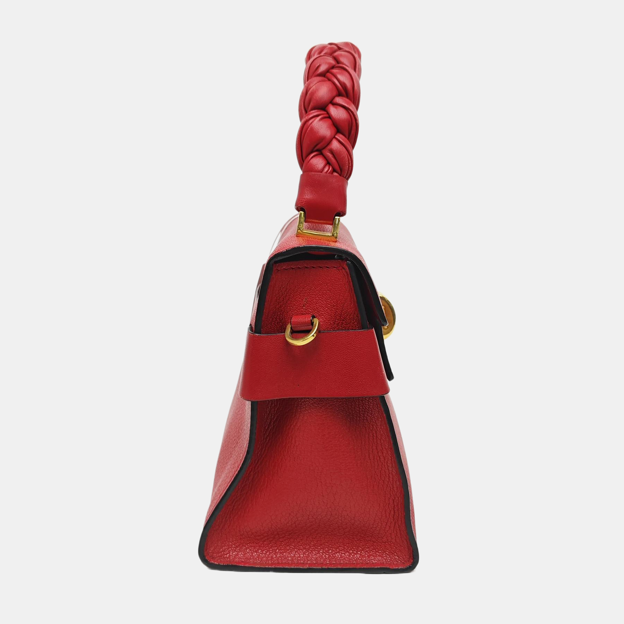 Calfskin Shoulder Bag Red
