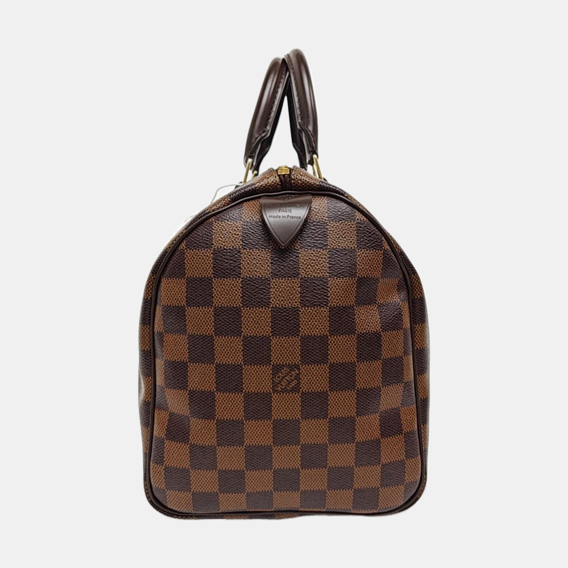 SPEEDY 30 Damier Ebene Coated Canvas Brown