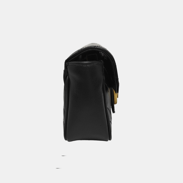 GG Marmont Mini Quilted Calfskin Black