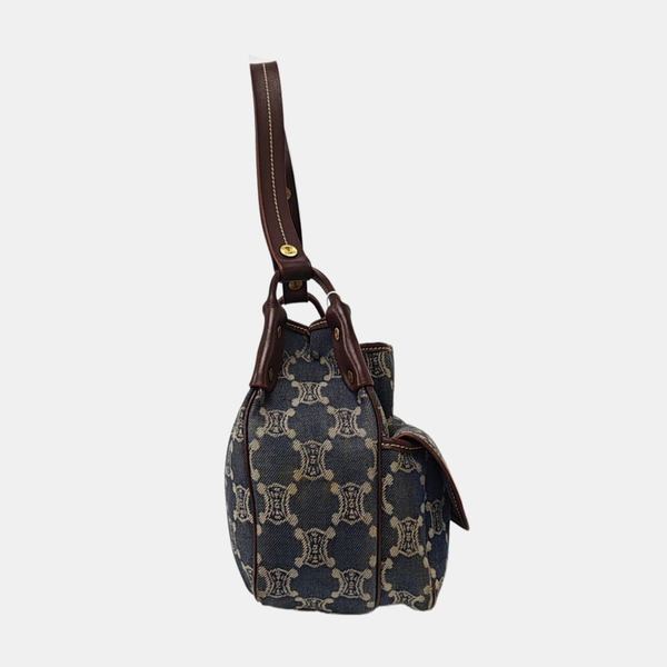 Canvas Shoulder Bag Blue