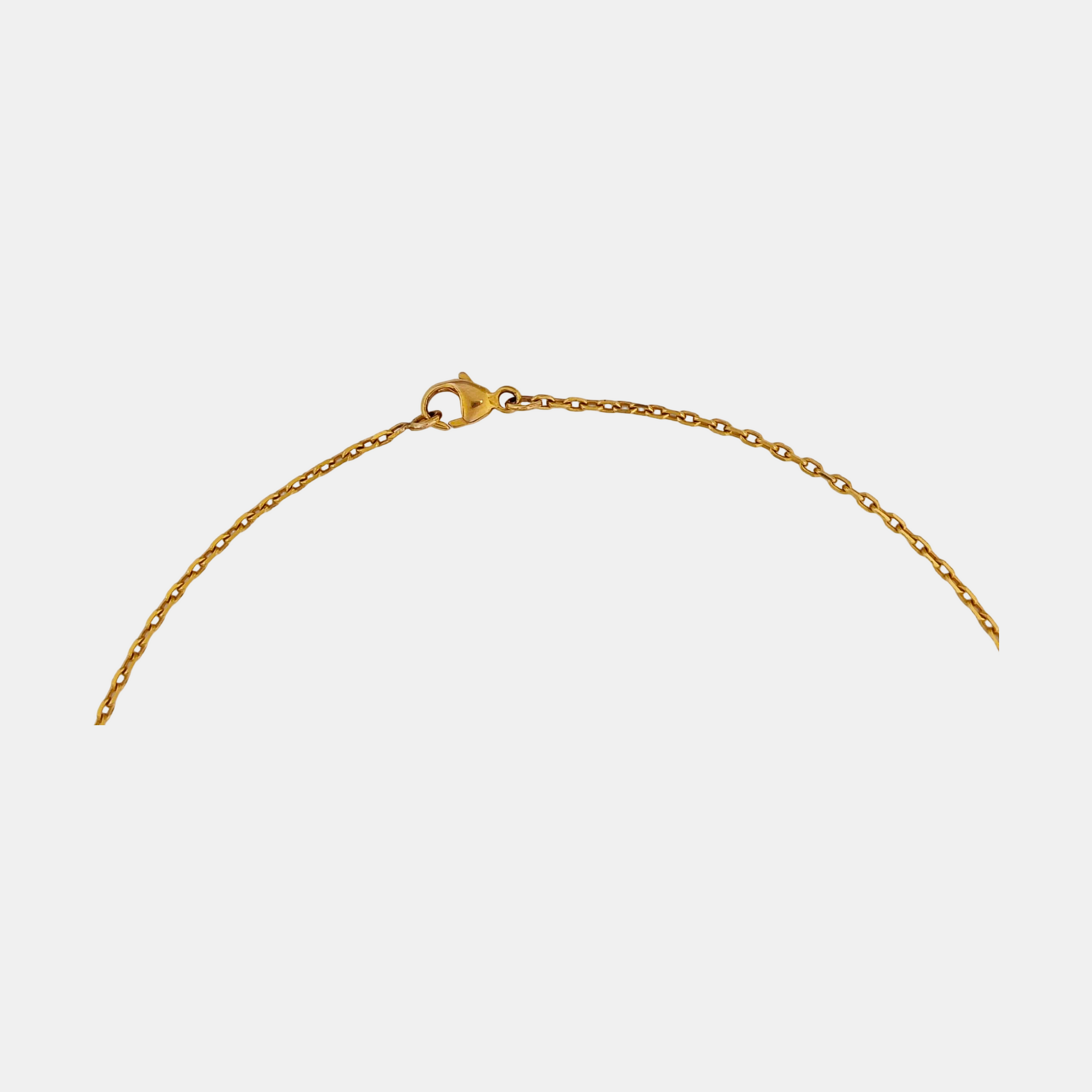 Pop H Metal Gold Necklace