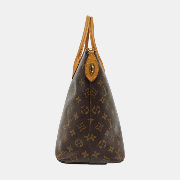 LOCKIT MM Monogram Coated Canvas Brown
