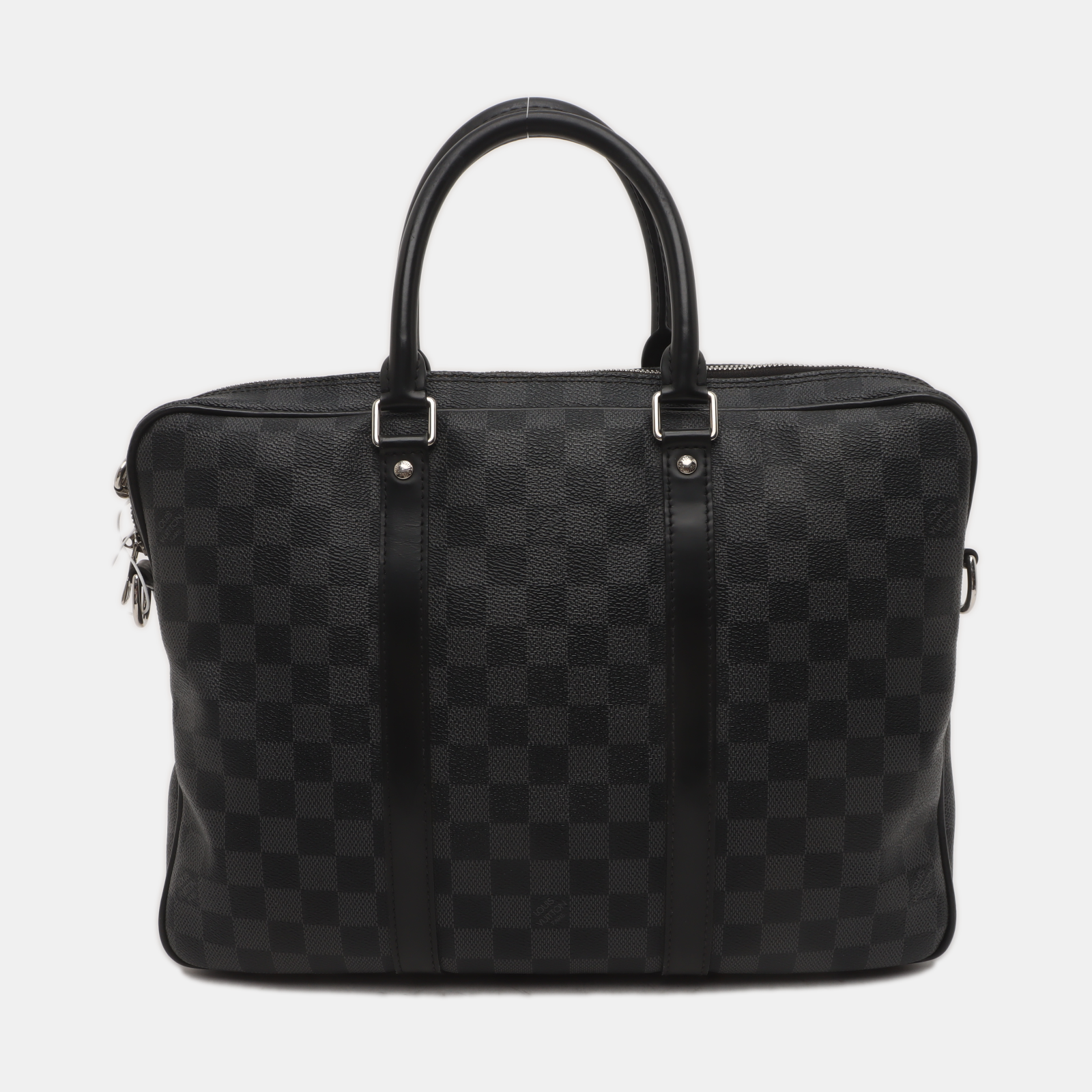 PORTE-DOCUMENTS PM Damier Graphite Coated Canvas Black