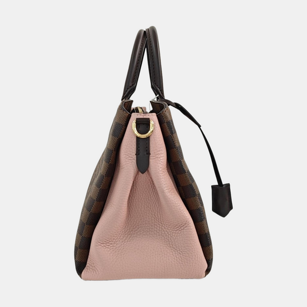 NORMANDY Damier Ebene Coated Canvas Brown