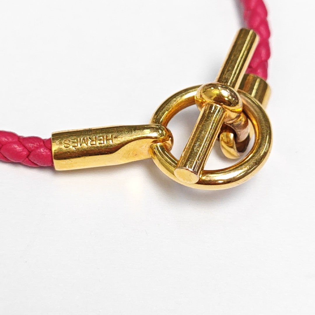 Glenan Leather Red Bracelet