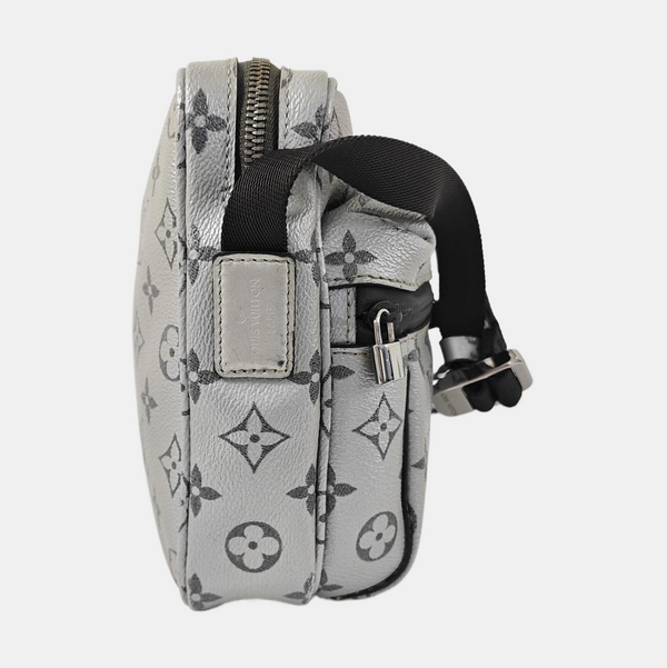 TRIO Monogram Calfskin Gray