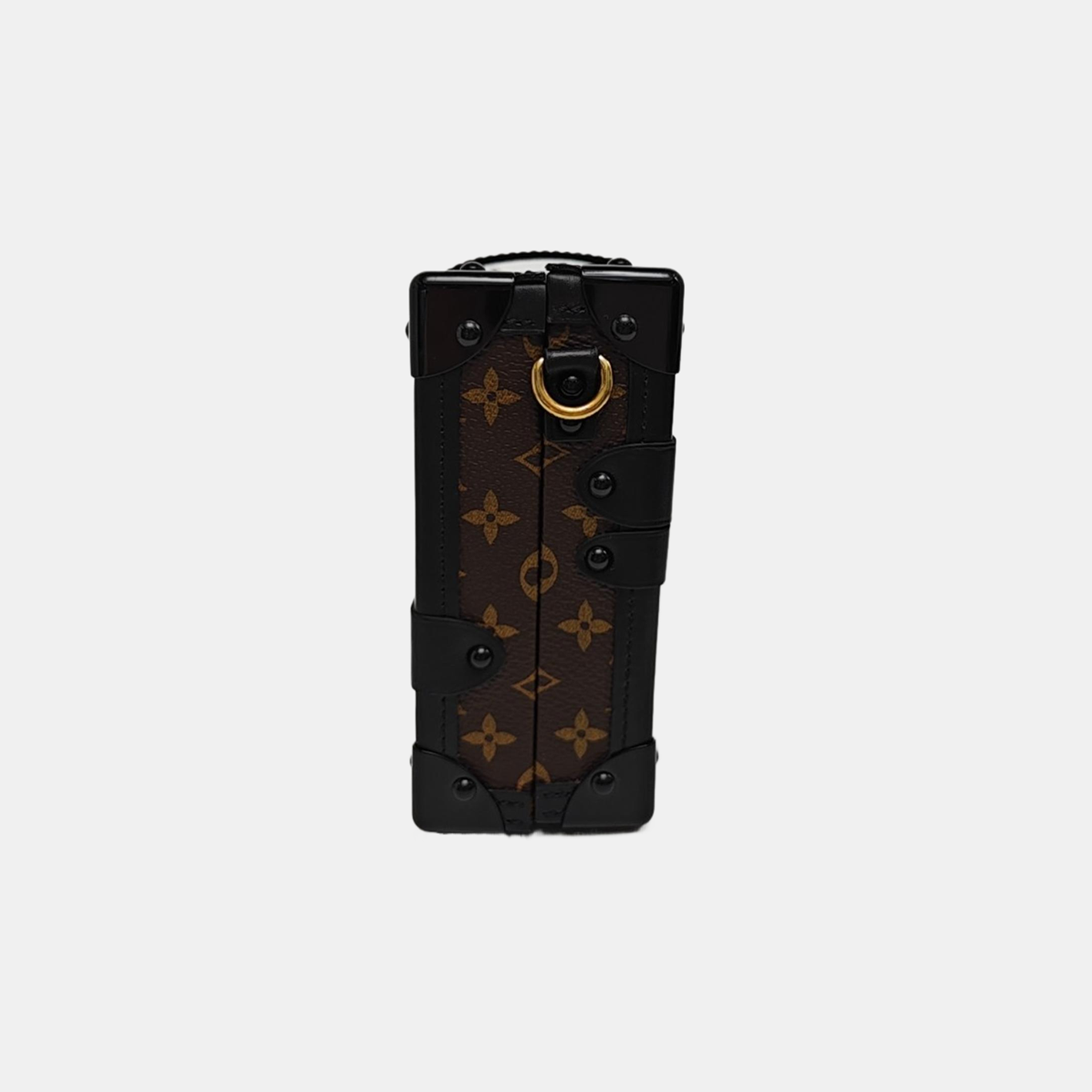 PETITE MALLE Monogram Coated Canvas Brown