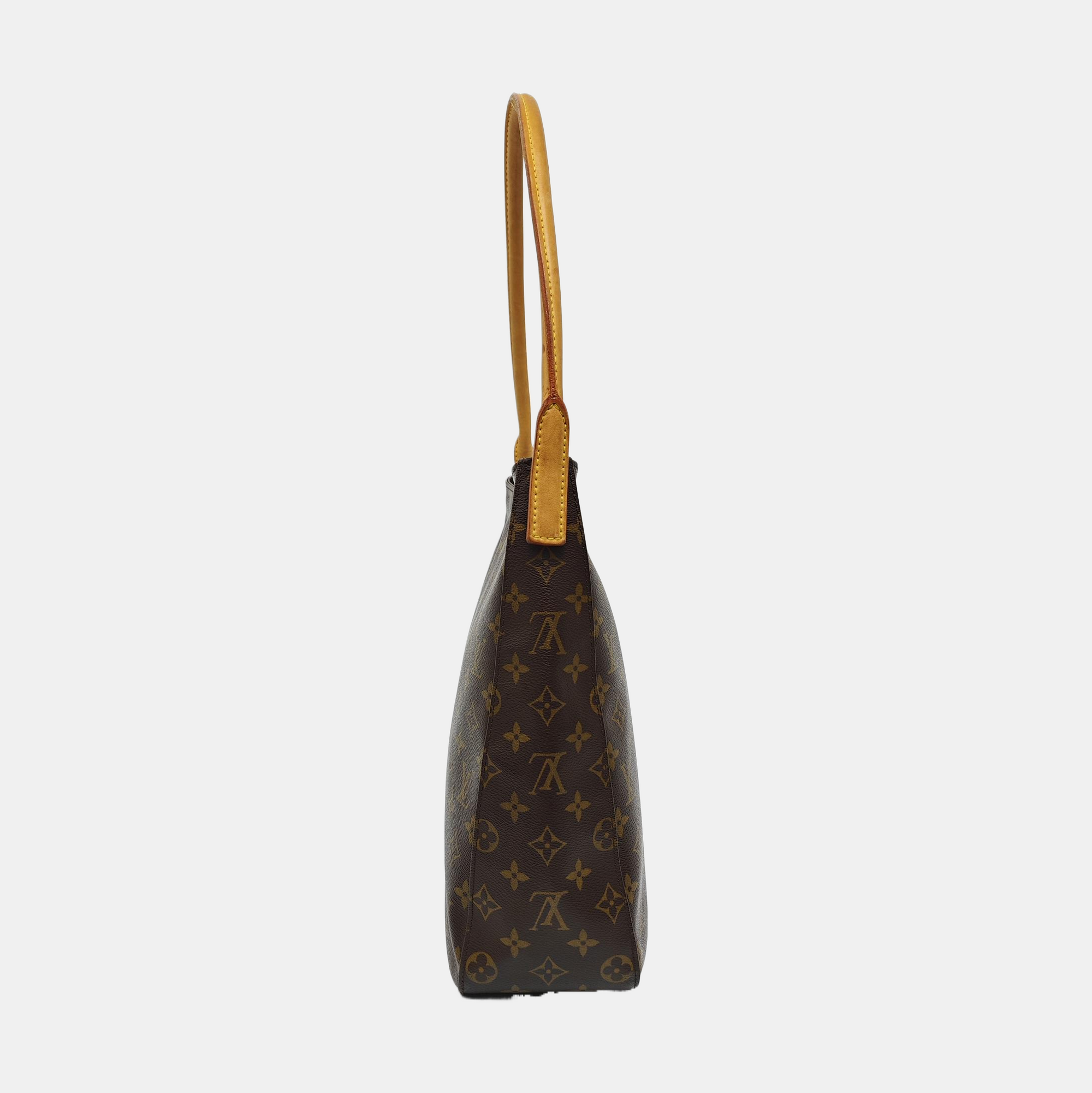 LOOPING GM Monogram Coated Canvas Brown