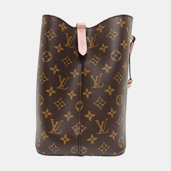 NÉONOÉ MM Monogram Coated Canvas Brown