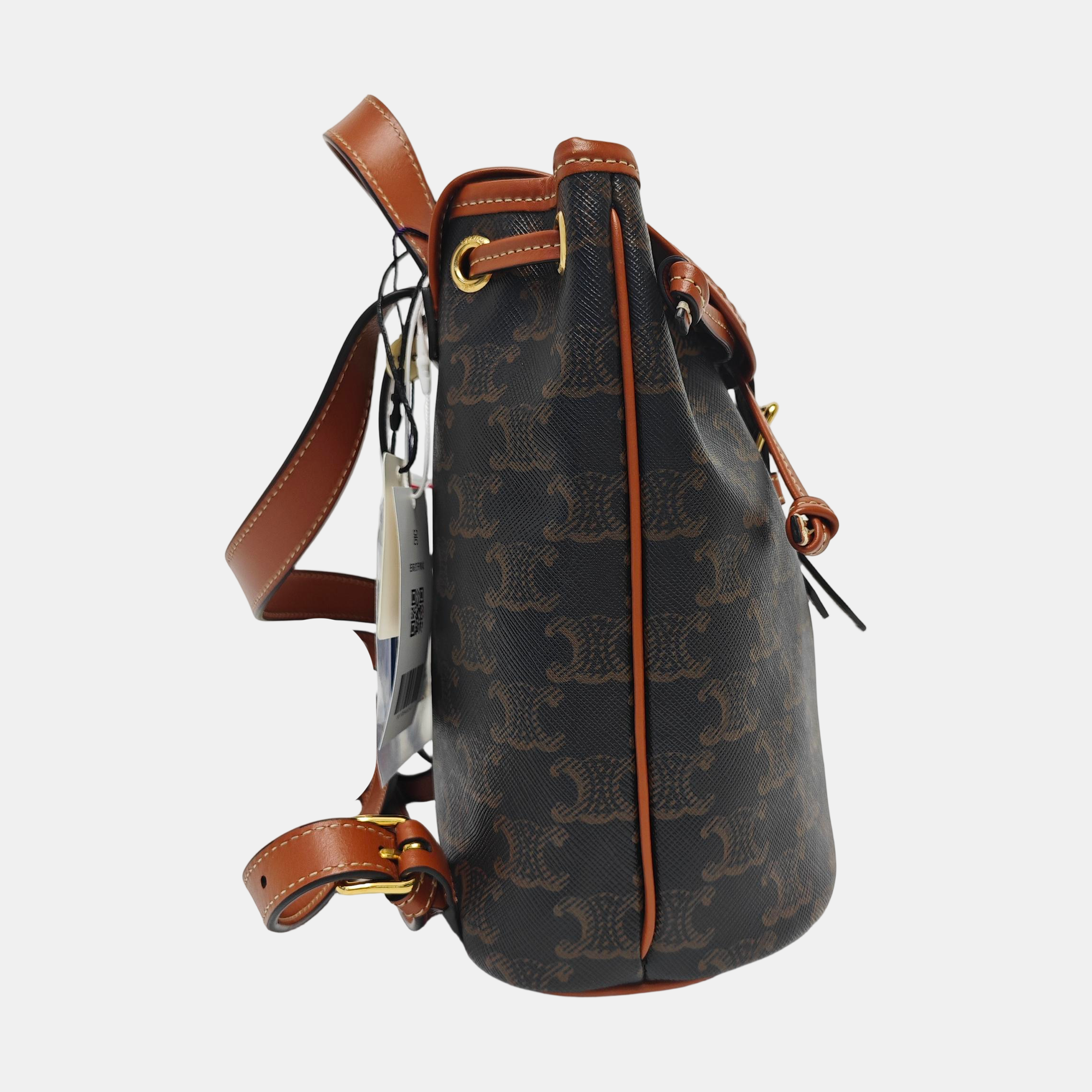 TRIOMPHE Mini Coated Canvas Brown