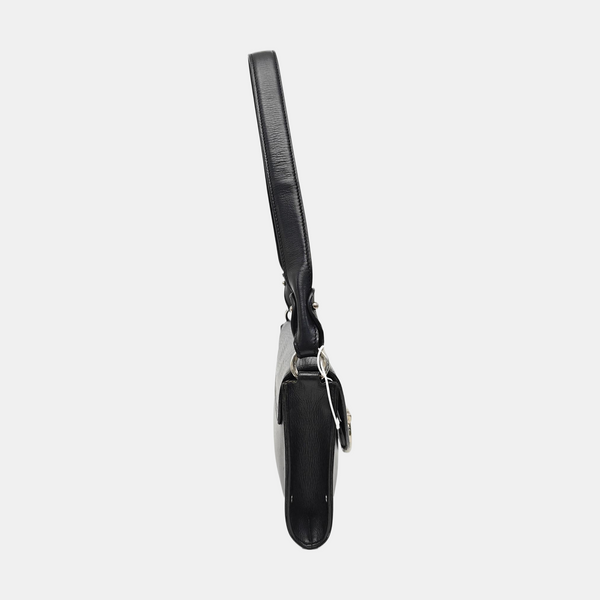 Calfskin Shoulder Bag Black
