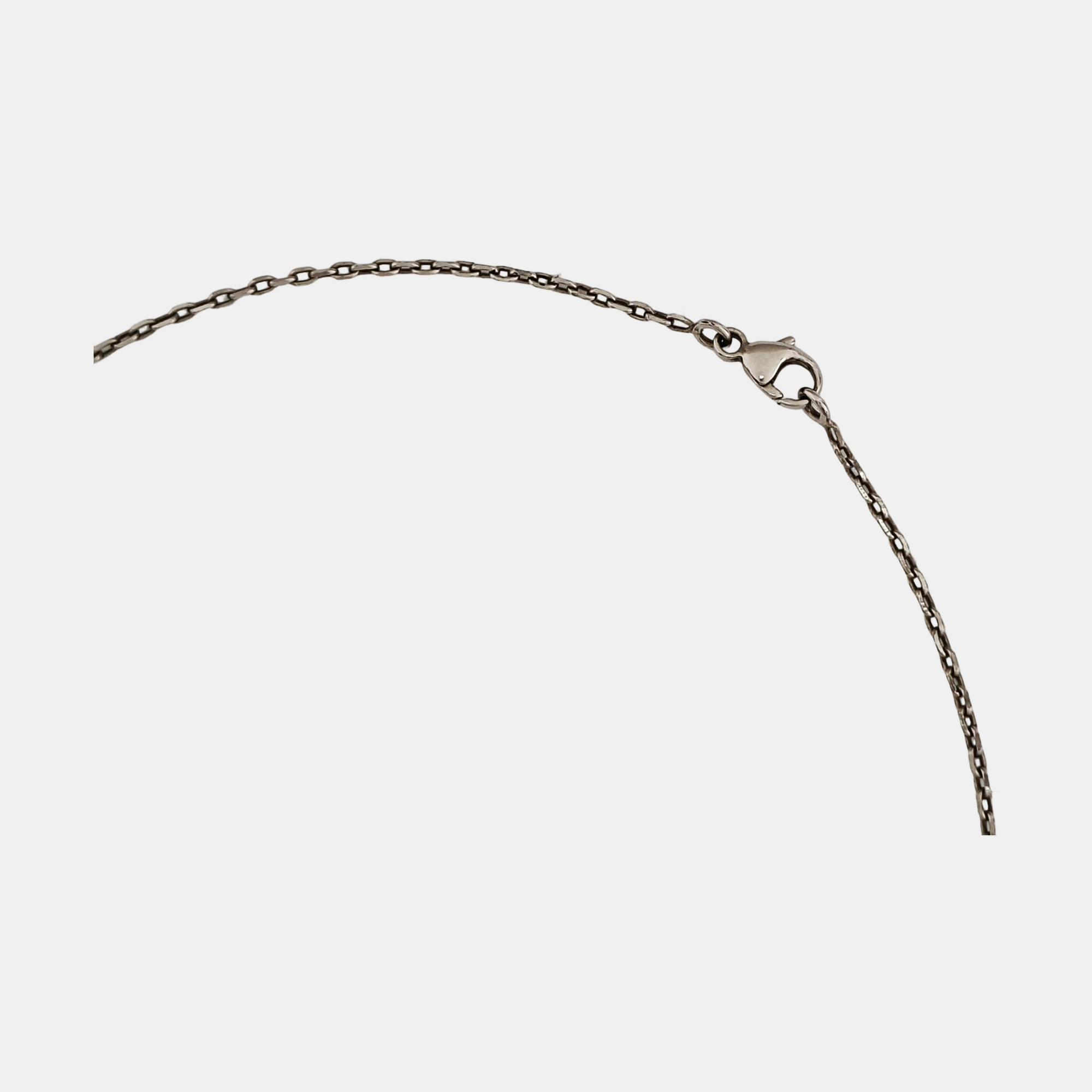 Pop H Metal Silver Necklace