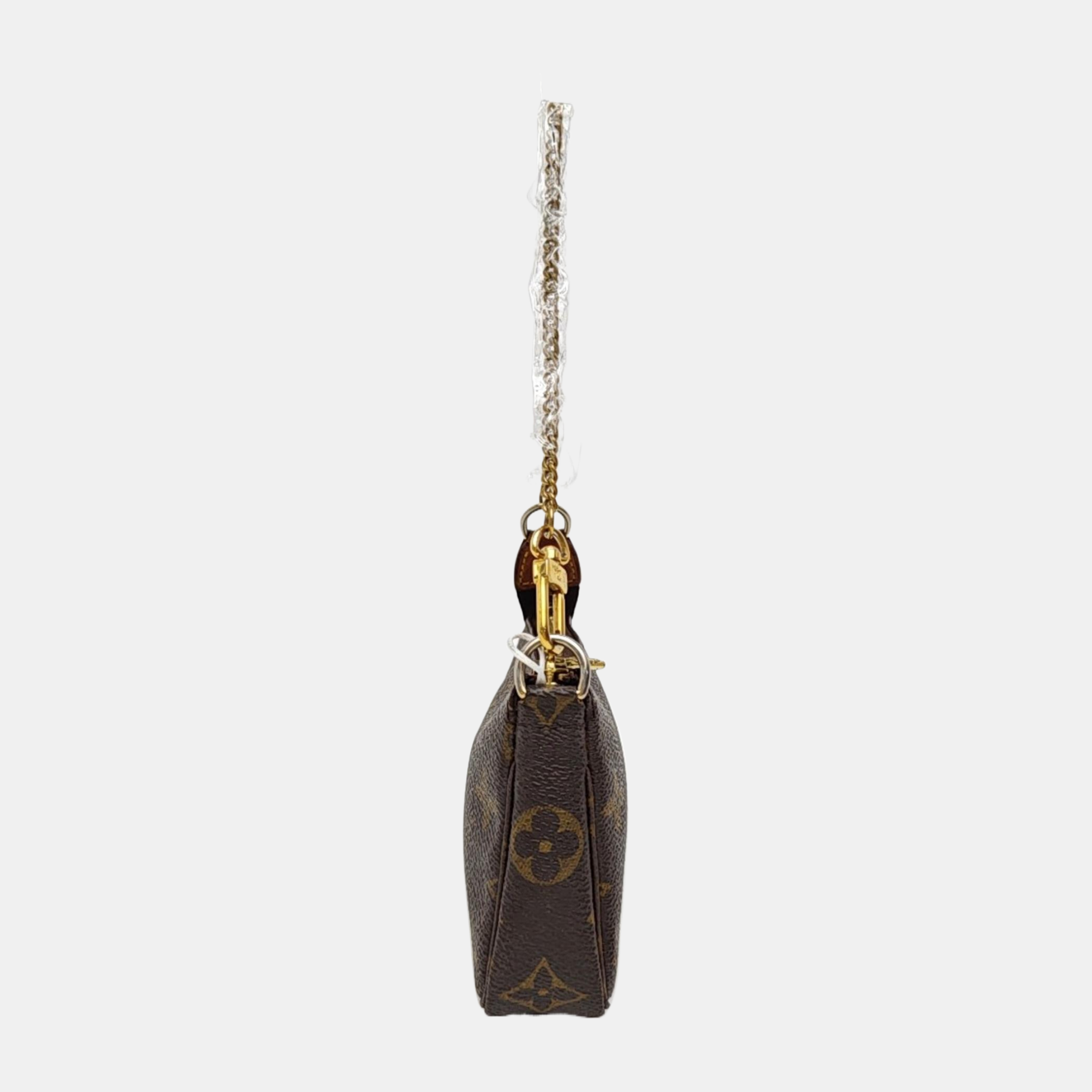 ACCESSOIRES Mini Monogram Coated Canvas Brown