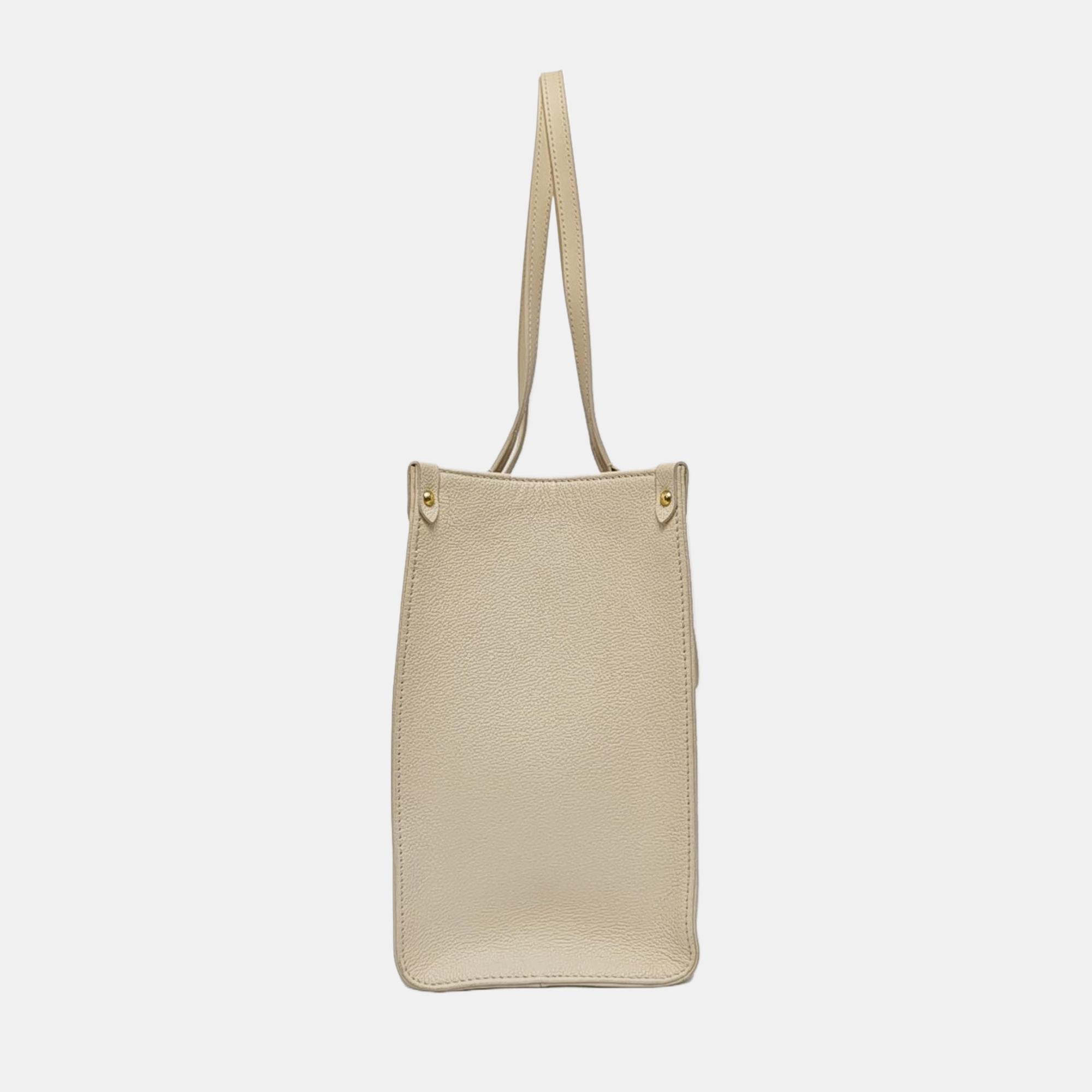 ONTHEGO MM Monogram Calfskin Beige