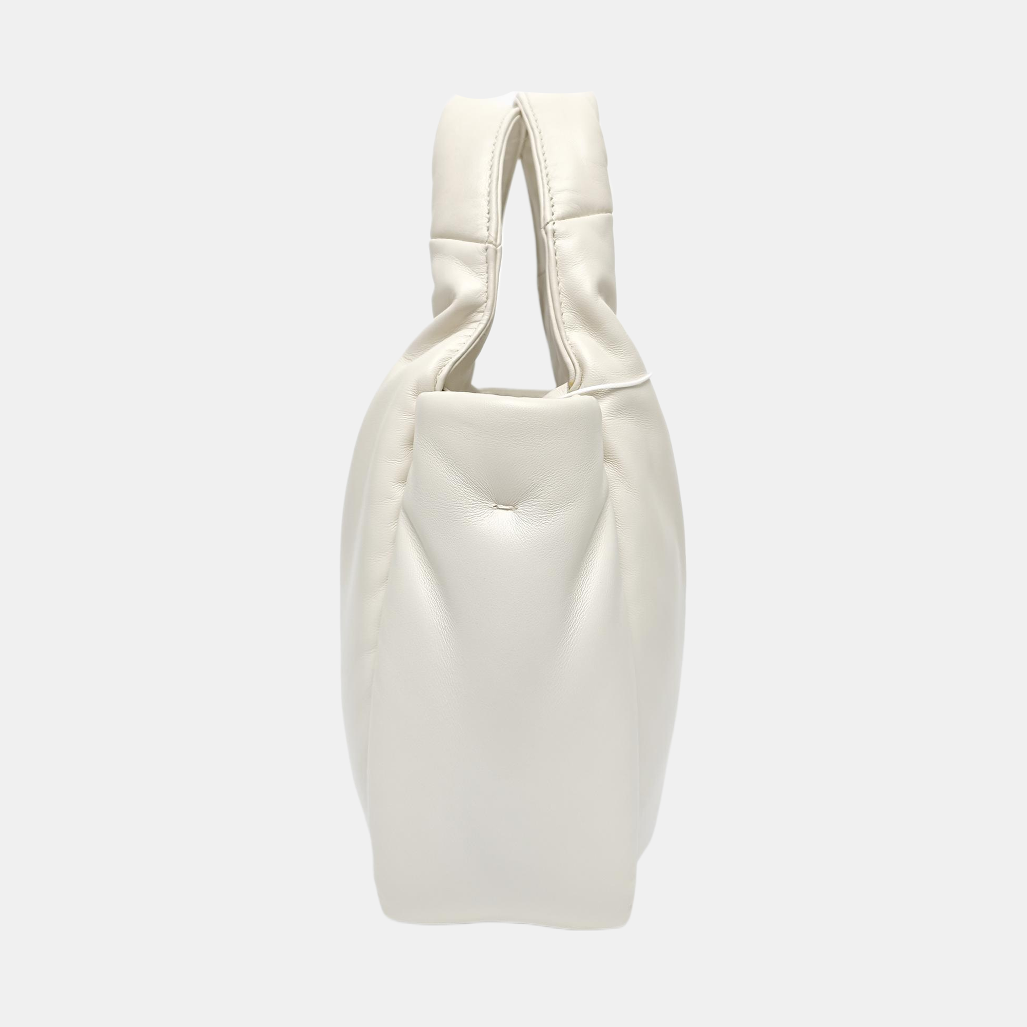 Lambskin Shoulder Bag White
