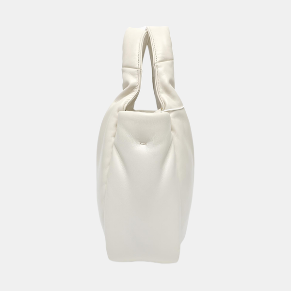 Lambskin Shoulder Bag White