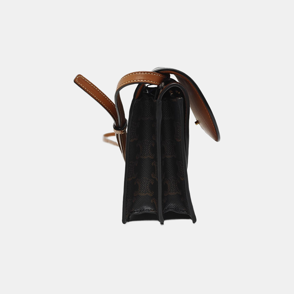 TRIOMPHE CANVAS Small Coated Canvas Brown