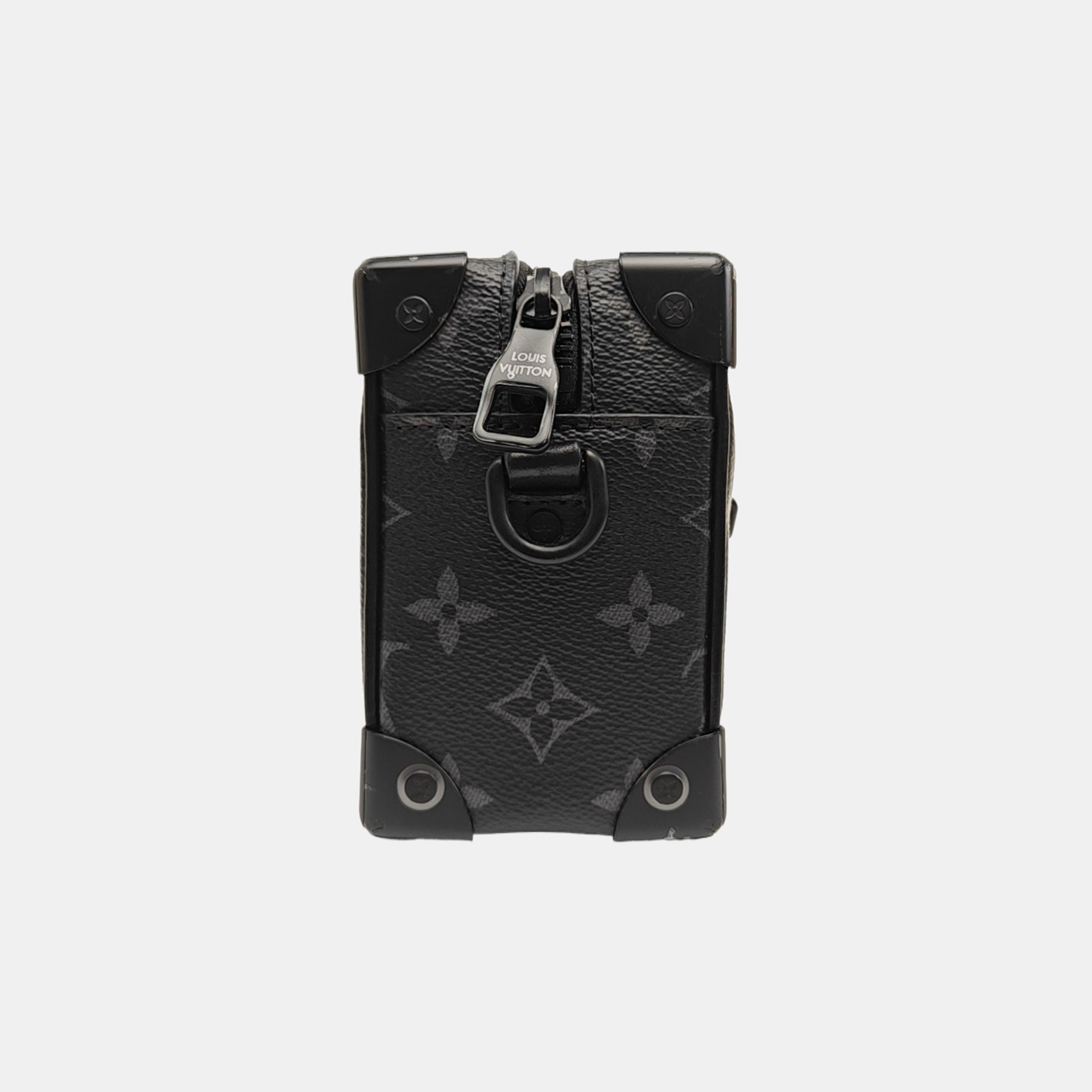 SOFT TRUNK Mini Monogram Coated Canvas Black