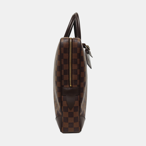 PORTE-DOCUMENTS Damier Ebene Coated Canvas Brown