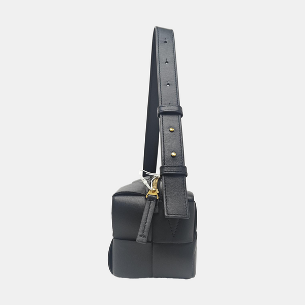 Brick Cassette Small Lambskin Black