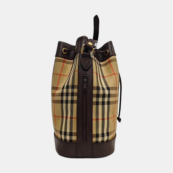 Canvas Bucket Bag Beige