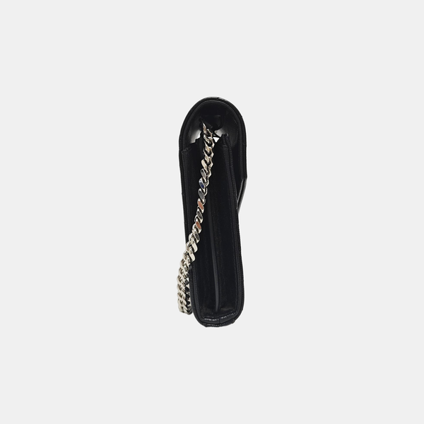 MONOGRAM Medium Chevron Calfskin Black