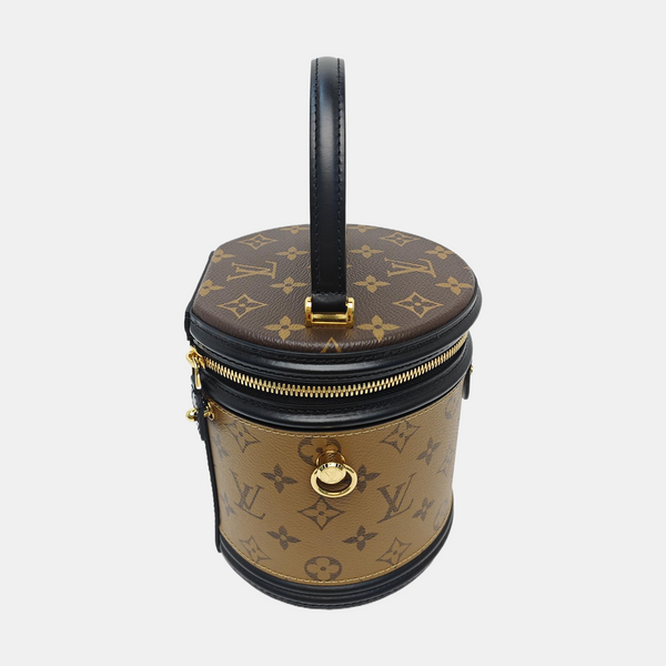 CANNES PM Monogram Coated Canvas Brown