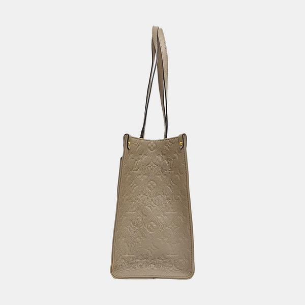 ONTHEGO MM Monogram Calfskin Gray