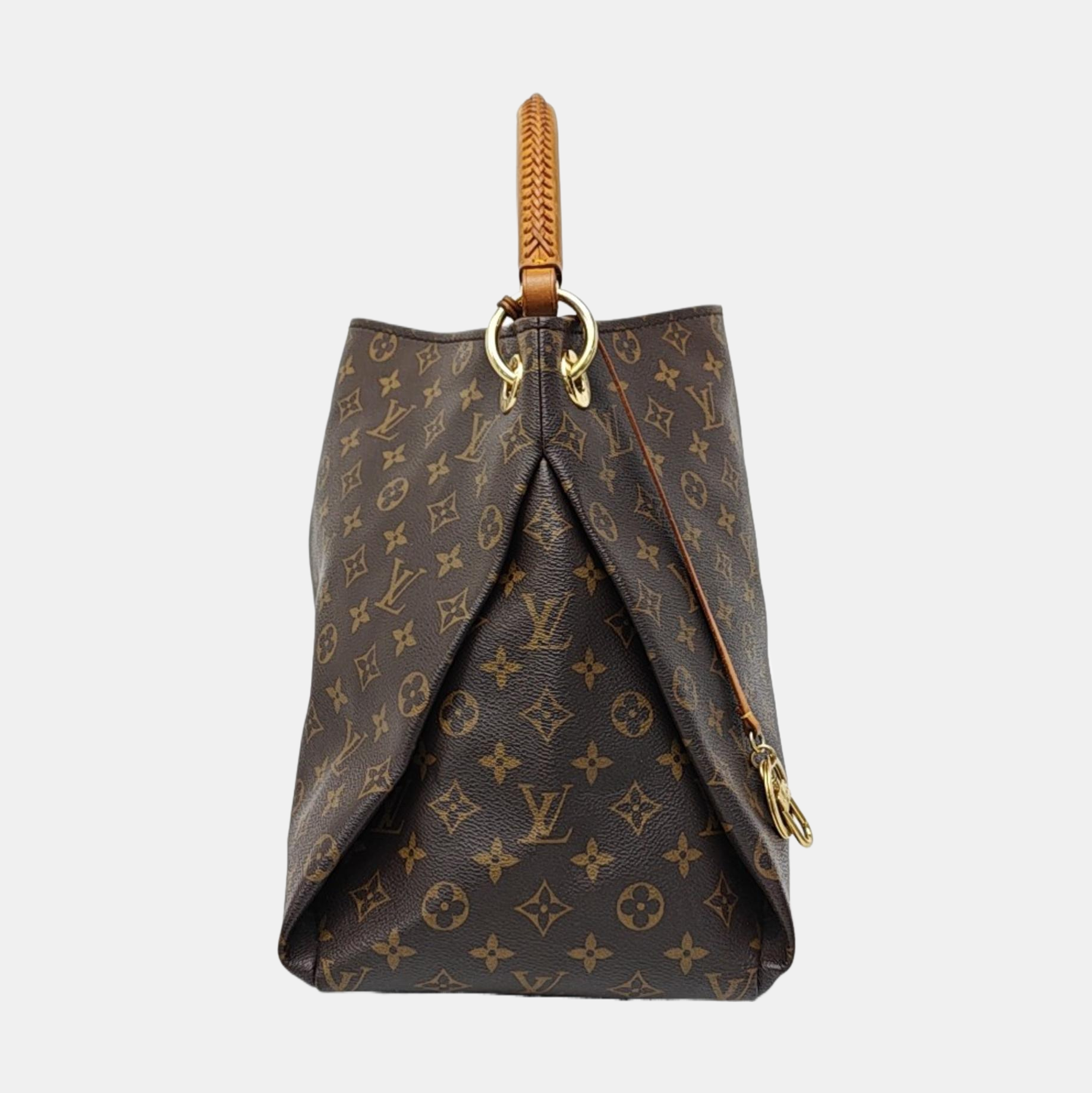 ARTSY MM Monogram Coated Canvas Brown