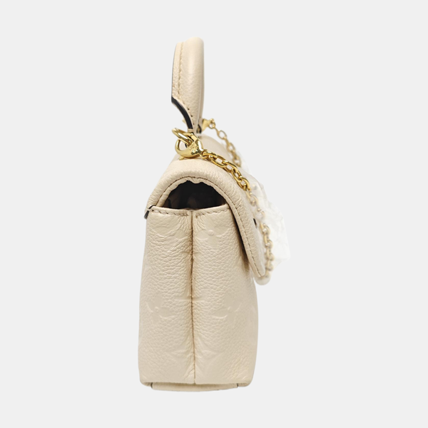 MADELEINE Nano Monogram Calfskin Beige