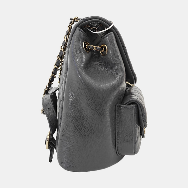 DUMA Quilted Calfskin Gray