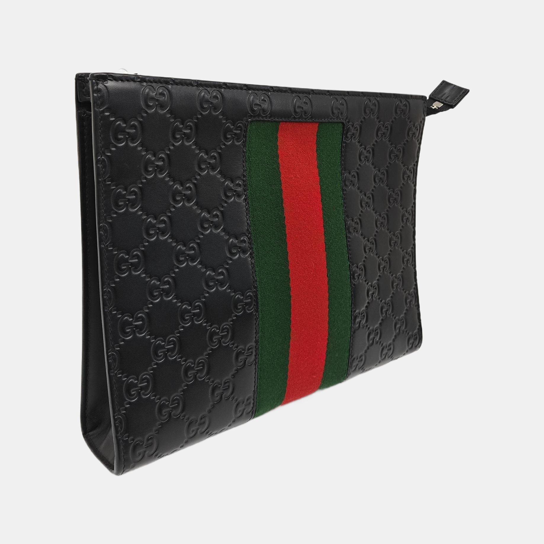 Signature Monogram Calfskin Black
