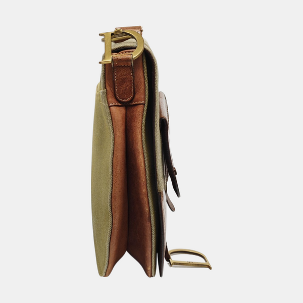Saddle Canvas Beige