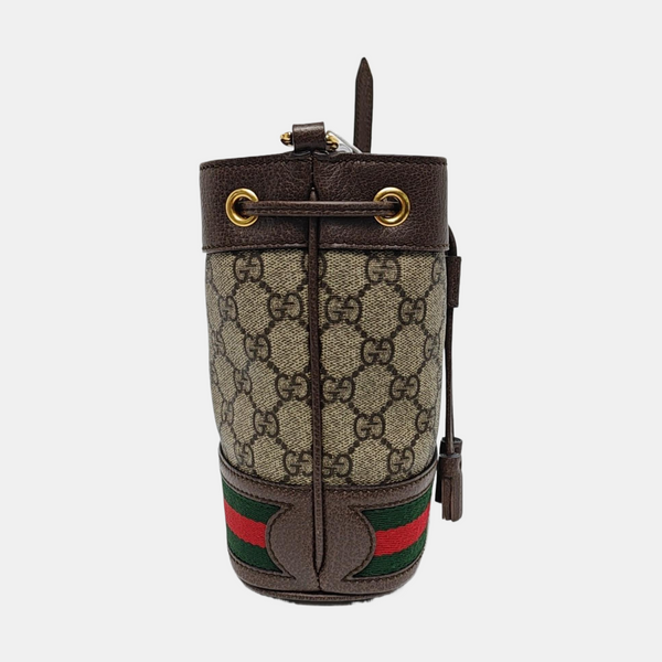 Ophidia Mini Monogram Coated Canvas Beige