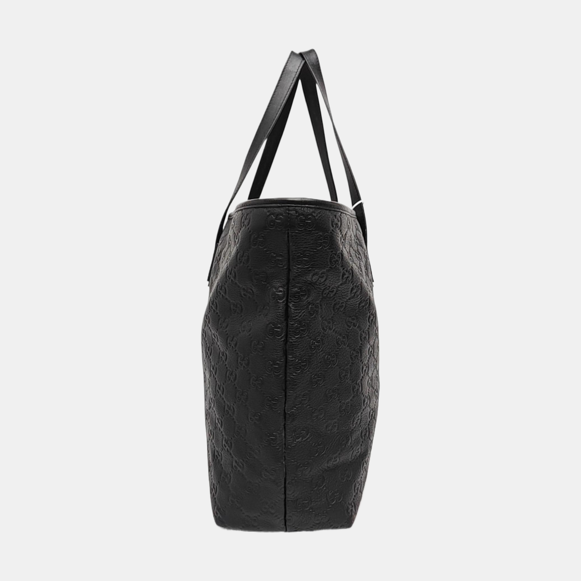 GG Imprime Monogram Calfskin Black