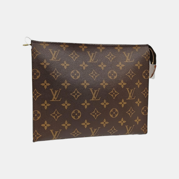TOILET POCKET 26 Monogram Coated Canvas Brown