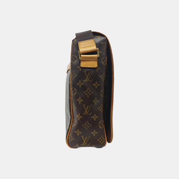 VALMY Monogram Coated Canvas Brown