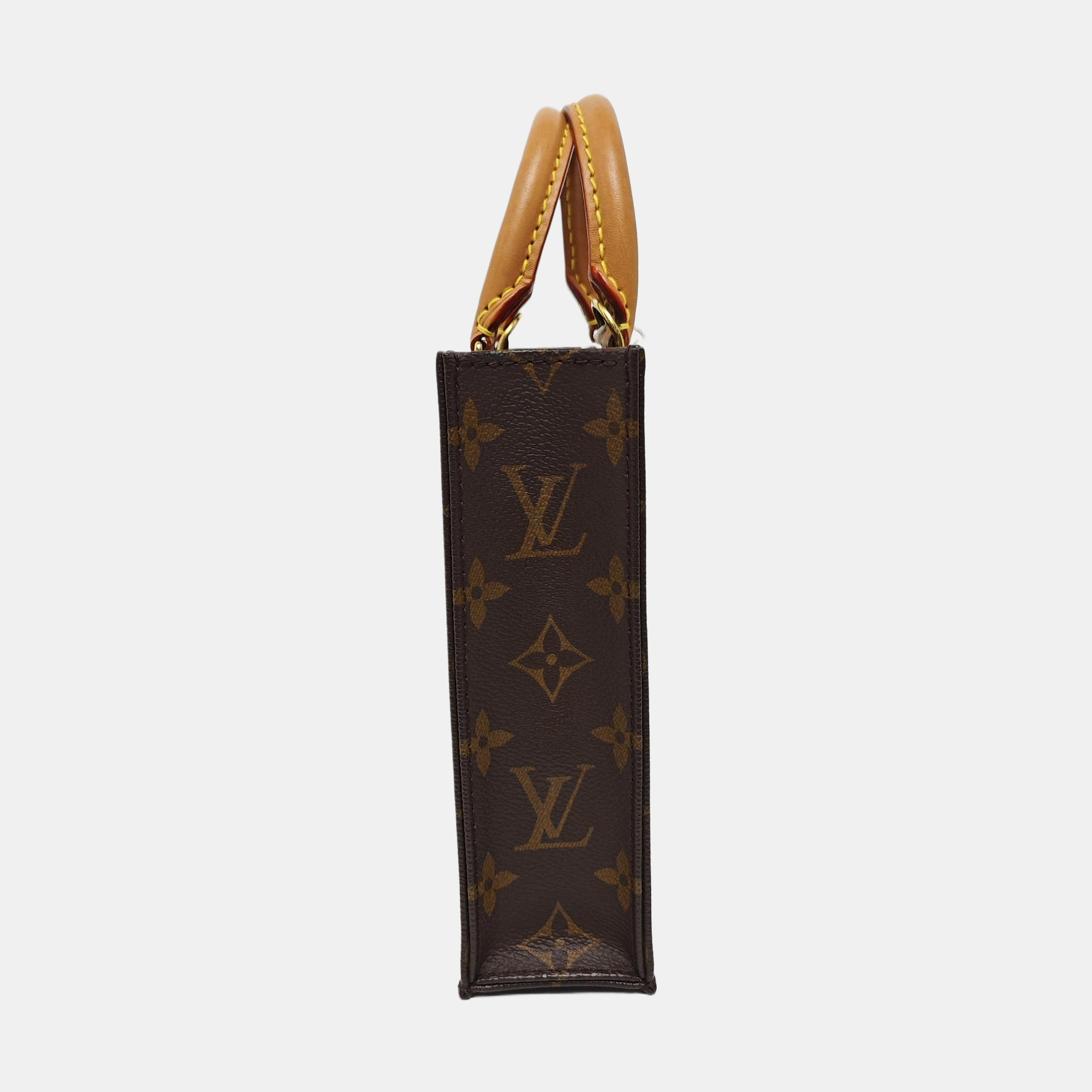 SAC PLAT Mini Lona Monogram Revestida Marrón