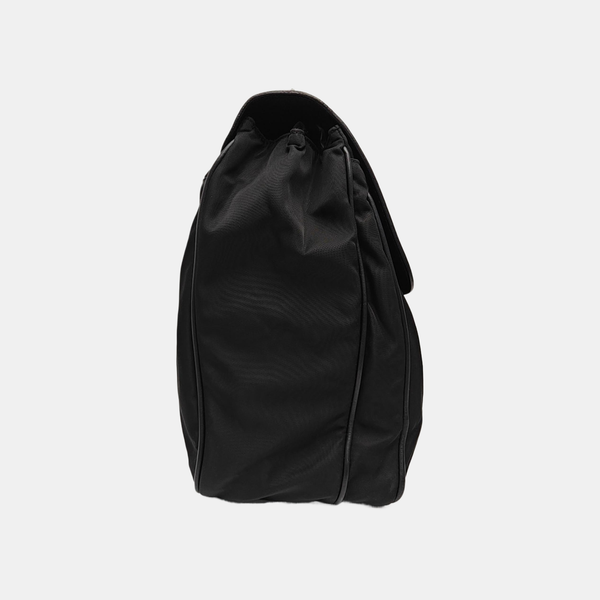 Nylon Top Handle Bag Black