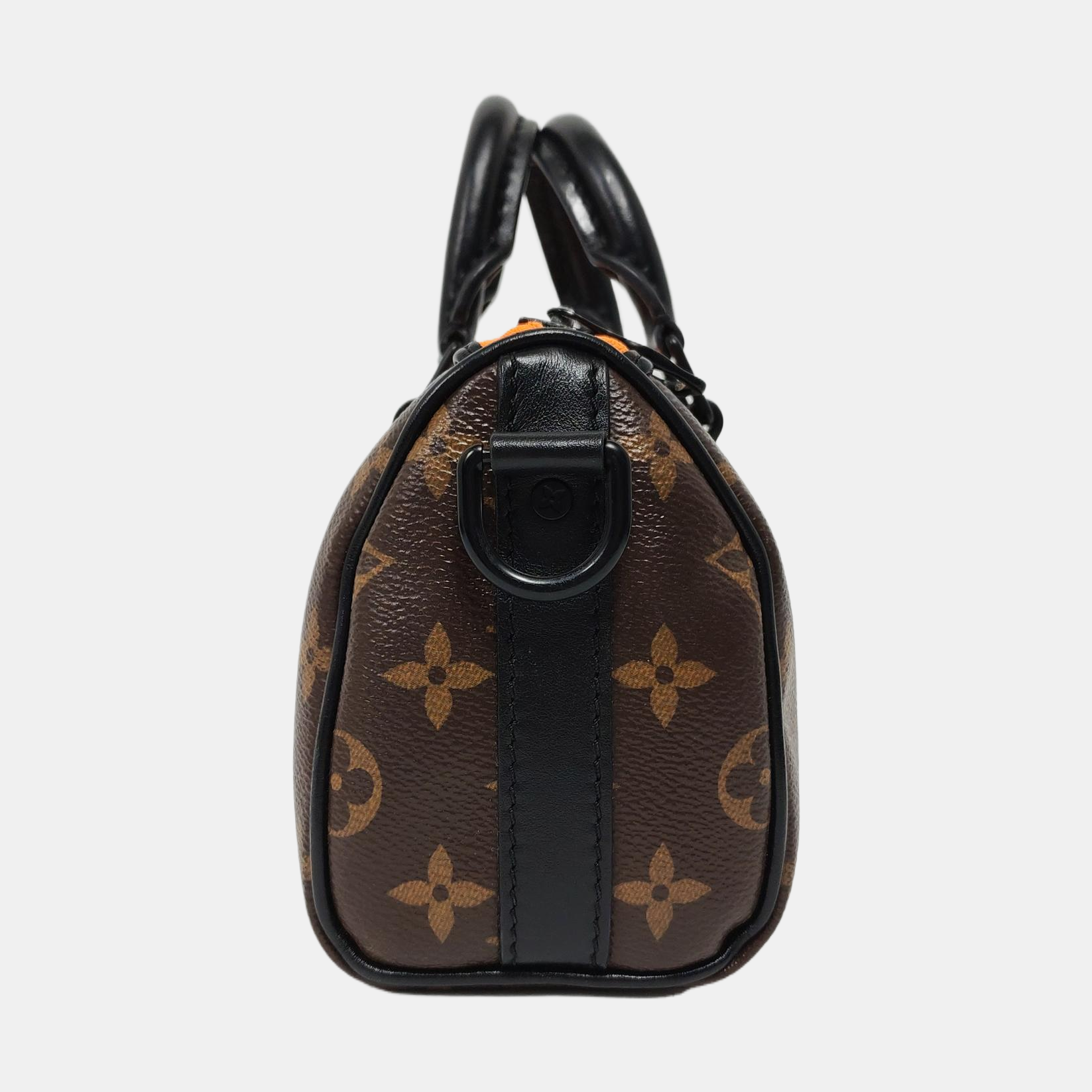 KEEPALL Nano Monogram Coated Canvas Brown