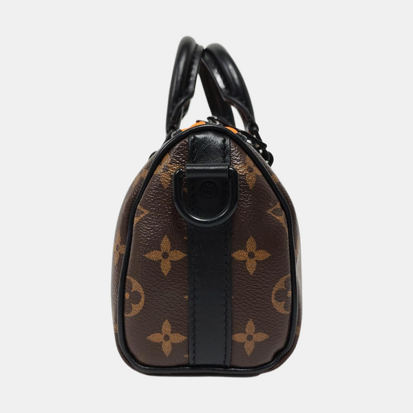 KEEPALL Nano Monogram Coated Canvas Brown