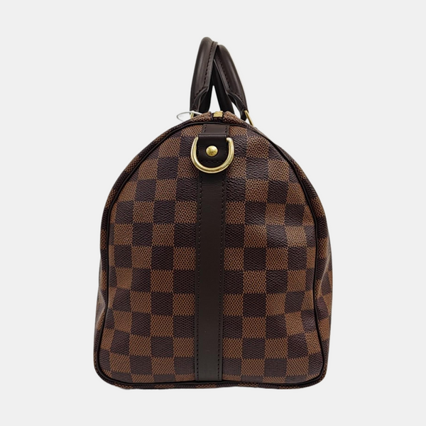 SPEEDY 30 Damier Ebene Coated Canvas Brown