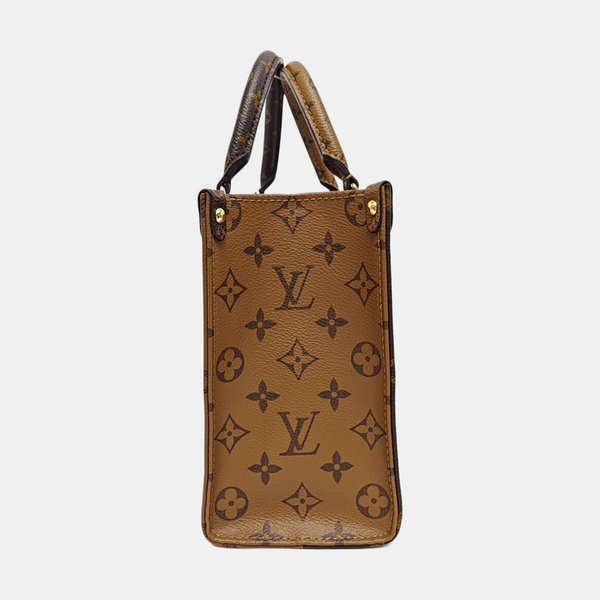 ONTHEGO PM Monogram Coated Canvas Brown