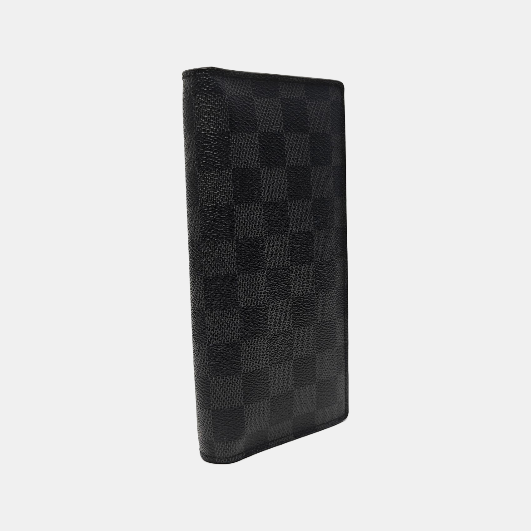 BRAZZA Damier Graphite Coated Canvas Black Wallet