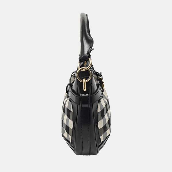 Canvas Top Handle Bag Black
