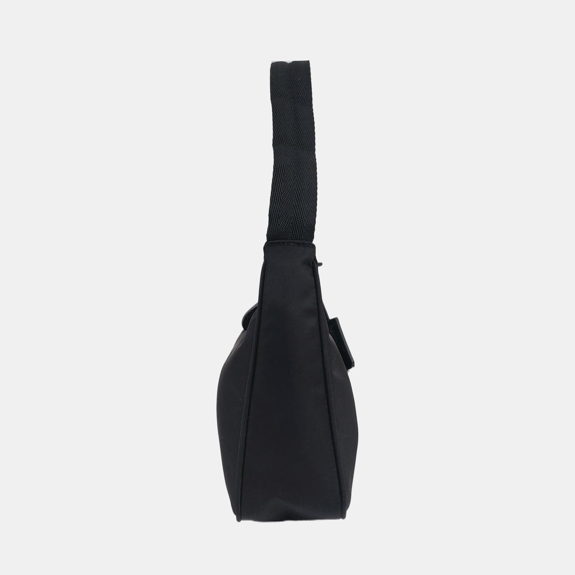 Authenticated pre-owned  Re-Edition2000 Mini Nylon Black - Top Handle Bag at Looply