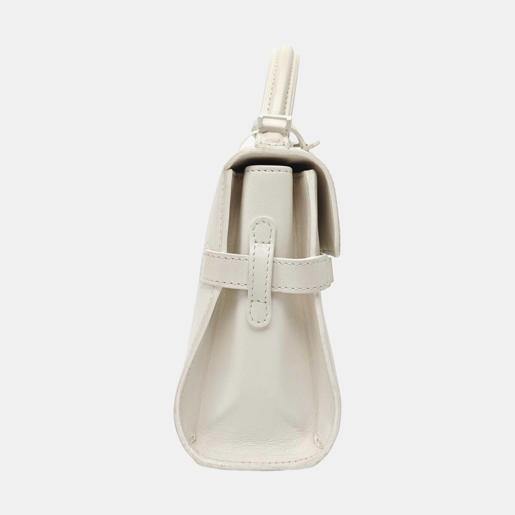 Tempête Small Calfskin White
