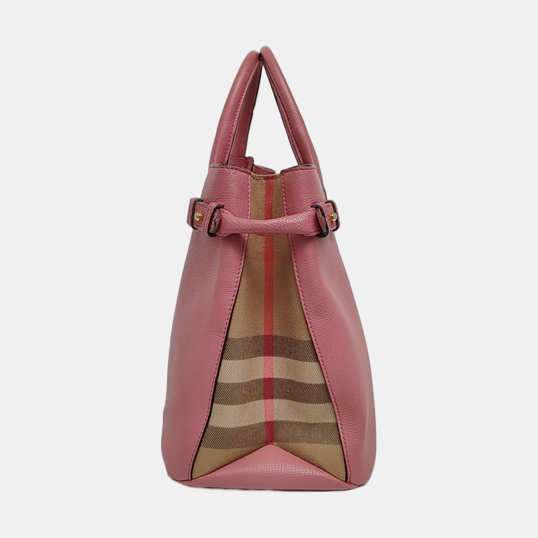 Authenticated pre-owned  The Banner Medium Calfskin Pink - Tote Bag at Looply